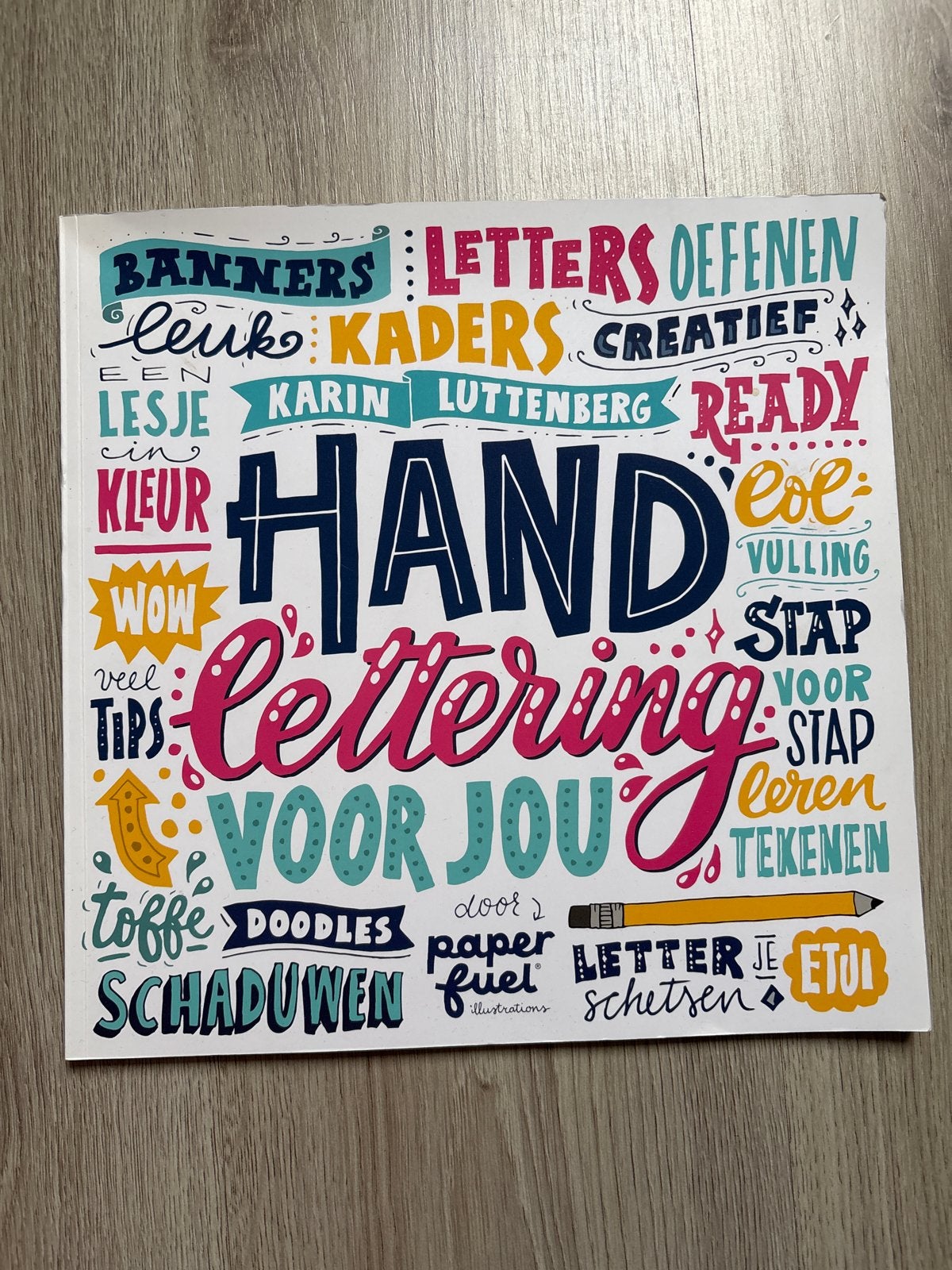 Karin Luttenberg - Handlettering voor jou, Non-fictie, Ophalen of Verzenden, Zo goed als nieuw, Karin Luttenberg