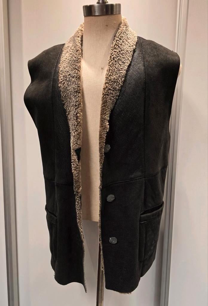 Dames waistcoat lammy bodywarmer - maat M, Ophalen of Verzenden, Zo goed als nieuw, Maat 38/40 (M), Bruin