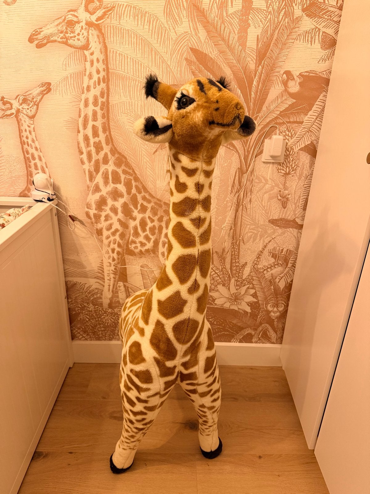 Childhome Giraffe 135 cm voor Kinderkamer, Kinderen en Baby's, Speelgoed | Knuffels en Pluche, Ophalen, Overige merken, Giraf