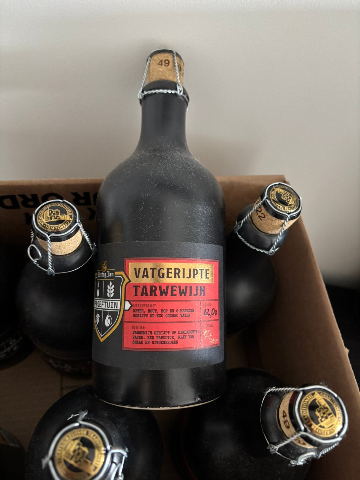 Hertog Jan Proeftuin – 8 exclusieve kruiken, Verzamelen, Biermerken, Ophalen of Verzenden, Nieuw, Flesje(s), Hertog Jan