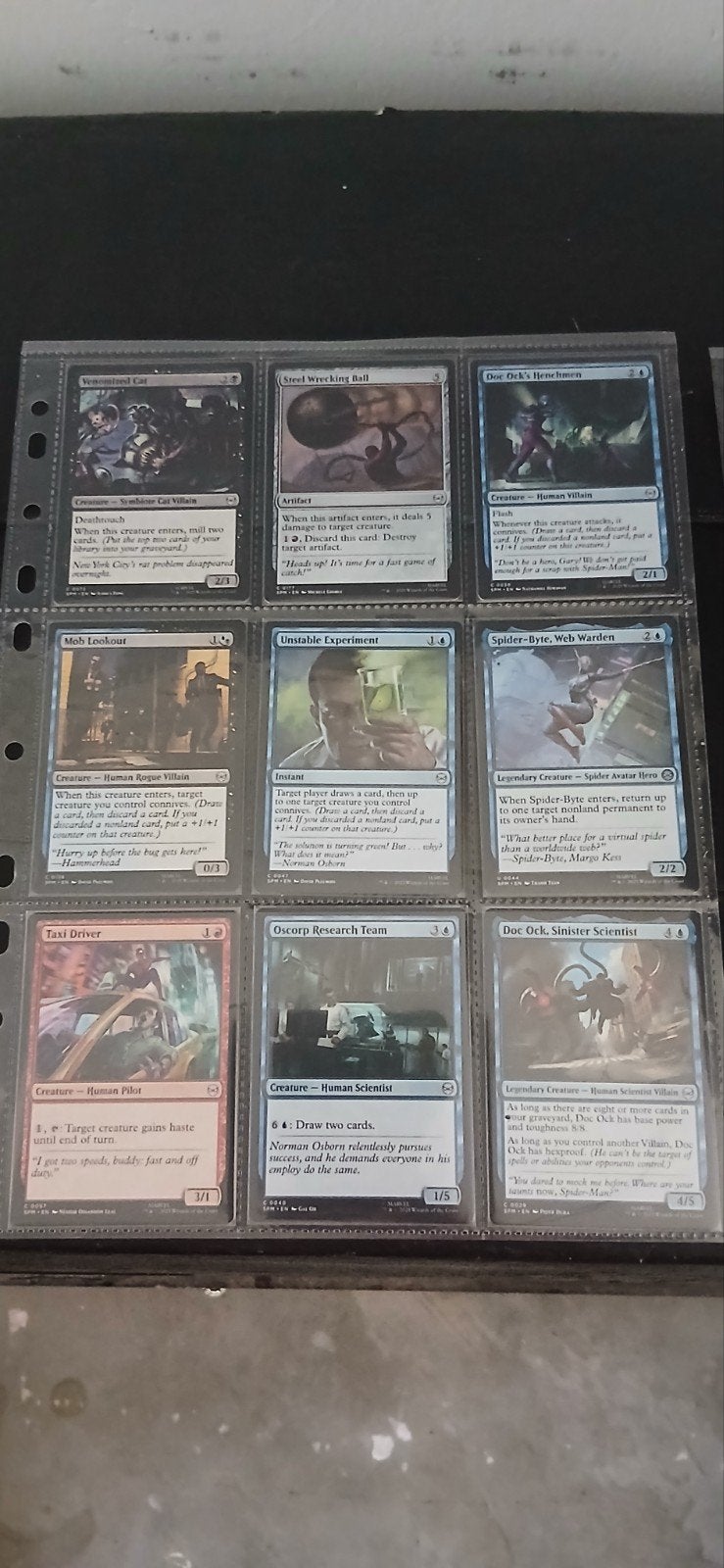 Magic: The Gathering - Spiderman Themed Kaarten, Ophalen, Zo goed als nieuw, Meerdere kaarten