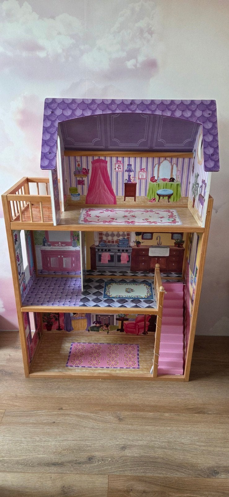 KidKraft Houten Poppenhuis, Ophalen, Gebruikt, Barbie