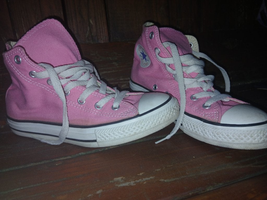 Roze All Stars hoge sneakers, Meisje, Schoenen, Ophalen of Verzenden, Zo goed als nieuw