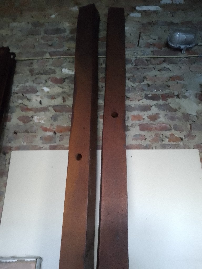 eiken balken  2 stuks, Tuin en Terras, Palen, Balken en Planken, Ophalen, Nieuw, 250 cm of meer, Balken
