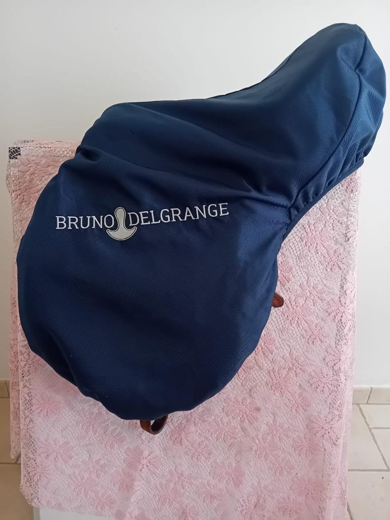 Bruno Delgrange Virtuose springzadel 17 inch, Dieren en Toebehoren, Paarden en Pony's | Zadels, Ophalen, Gebruikt, Springen