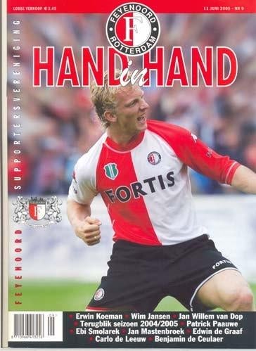 Feyenoord Supporters Ver. Hand in Hand - 13 bladen, Verzamelen, Sportartikelen en Voetbal, Ophalen of Verzenden, Buitenlandse clubs