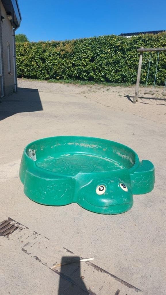 Schildpad- zandbak zonder deksel, Kinderen en Baby's, Speelgoed | Buiten | Zandbakken, Ophalen, Gebruikt
