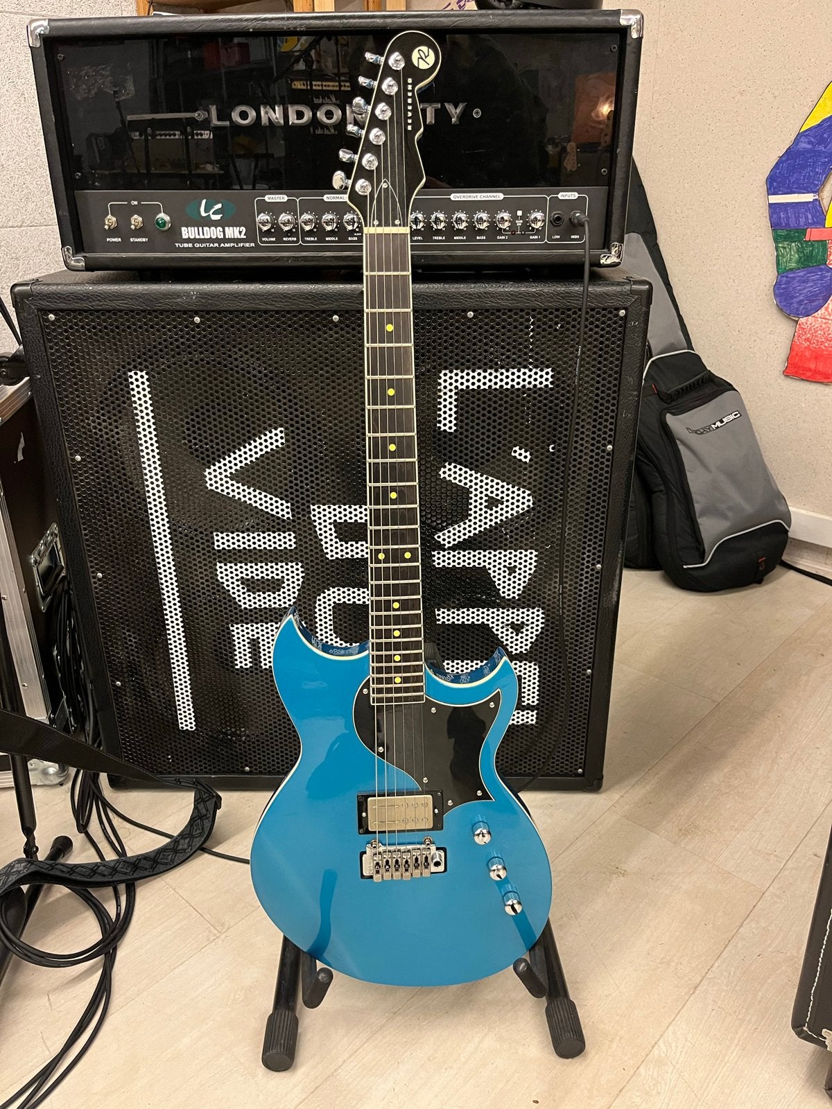 Reverend Dirtbike Reeve Gabrels signature model, Muziek en Instrumenten, Ophalen, Zo goed als nieuw, Solid body, Overige merken