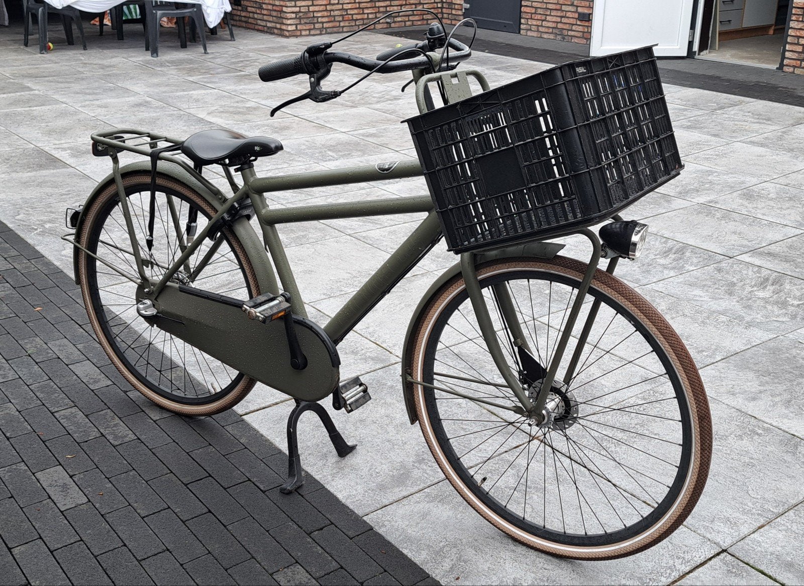 Te koop prachtige nette heren Cortina fiets, Versnellingen, Zo goed als nieuw, Trommelrem, Ophalen