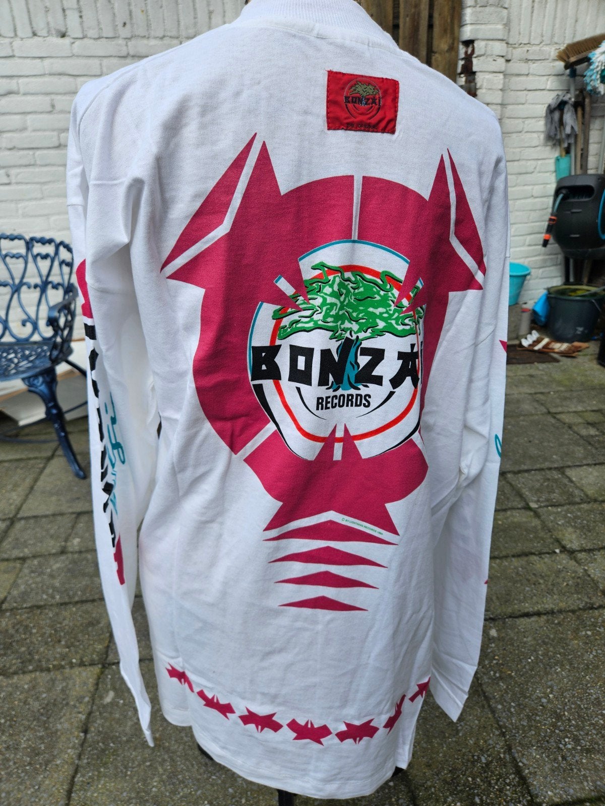 Bonzai Records Longsleeve, Ophalen of Verzenden, Nieuw, Maat 56/58 (XL), Wit