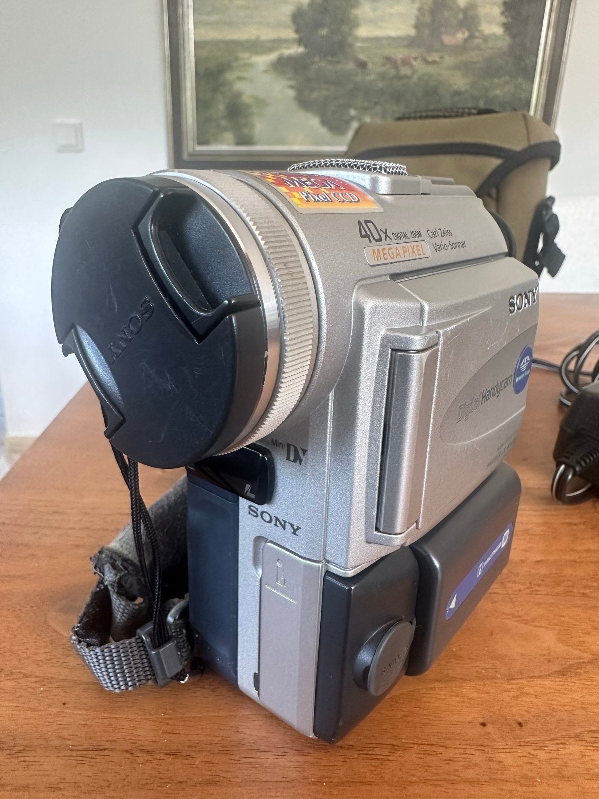 Sony Handycam DCR-PC100E Mini DV Camcorder Vintage Jaren '90, Mini dv, Gebruikt, Ophalen of Verzenden, Sony
