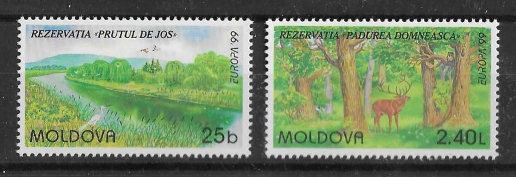 Moldavië Michel 305-306 postfris EUROPA, Ophalen of Verzenden, Overige landen, Postfris