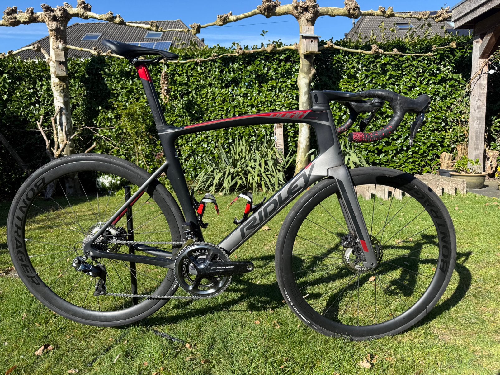 Ridley Noah Fast L Dura Ace Di2 dubbelzijdige powermeter, 28 inch, Zo goed als nieuw, Meer dan 20 versnellingen, Schijfrem