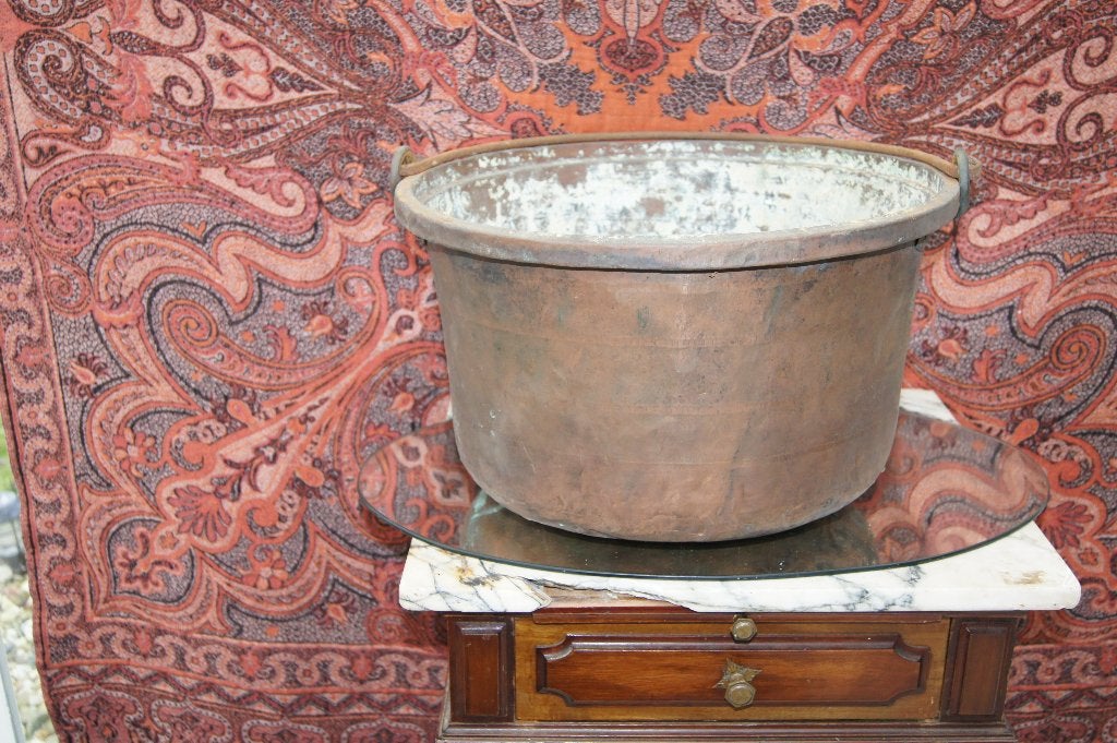 Koperen ketel met handvat, Ophalen