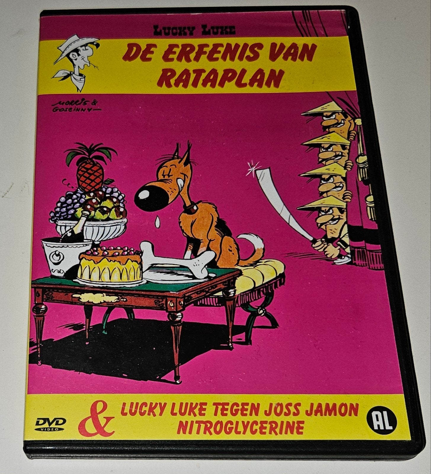 Lucky Luke - De Erfenis van Rataplan & Tegen Joss Jamon DVD, Europees, Gebruikt, Tekenfilm, Alle leeftijden