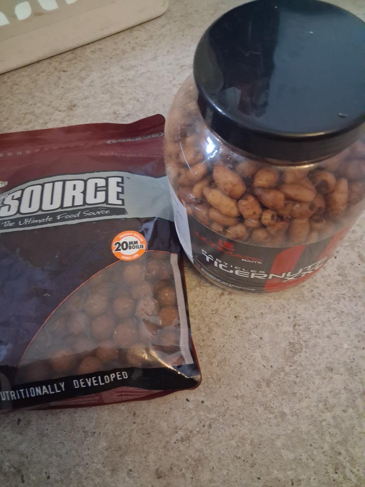 Ultimate Baits Tijgernoten XXL & Dynamite The Source, Watersport en Boten, Ophalen of Verzenden, Nieuw, Overige typen