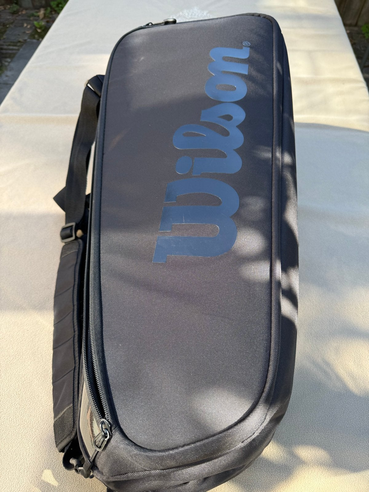 Wilson tennis tas - Zwart met logo, Ophalen of Verzenden, Zo goed als nieuw, Tas, Wilson