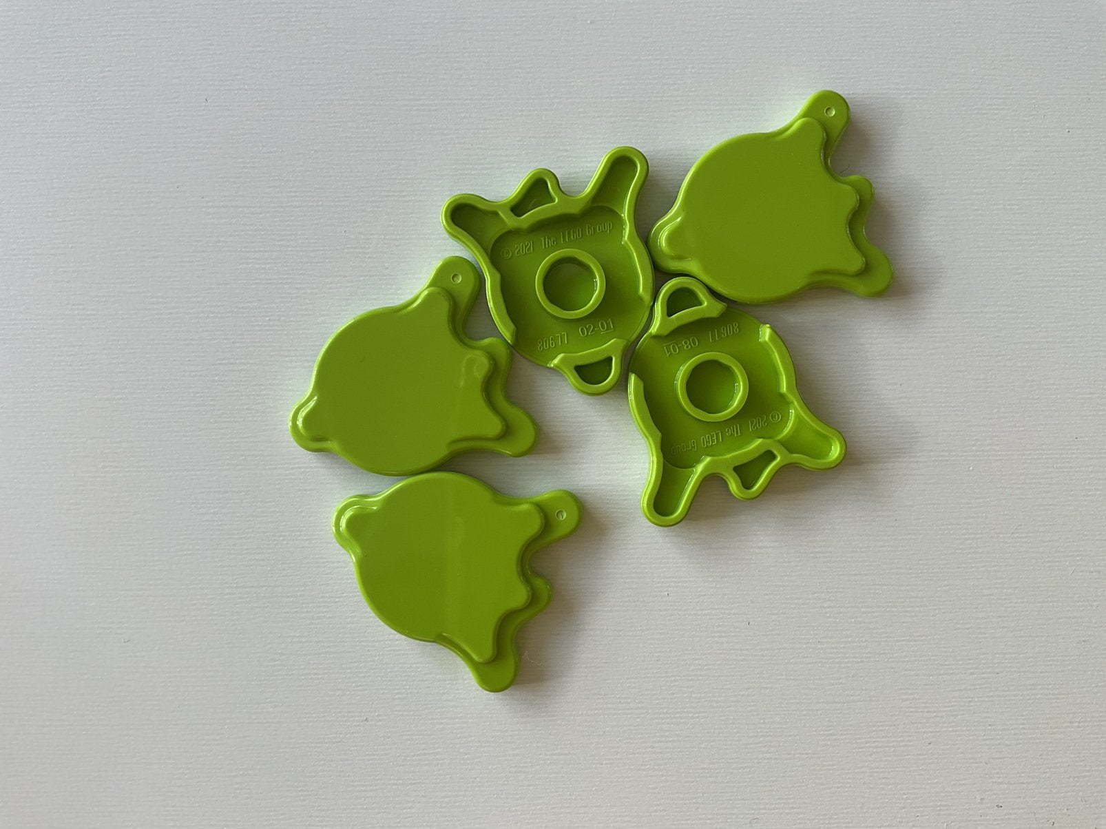 Lego 5 gras spatten 2x2 lime, Ophalen of Verzenden, Nieuw, Lego