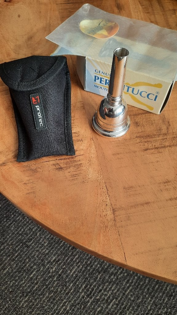 Perantucci PT-64 Bas/Sousaphone mondstuk, Muziek en Instrumenten, Ophalen of Verzenden, Zo goed als nieuw, Bes-tuba
