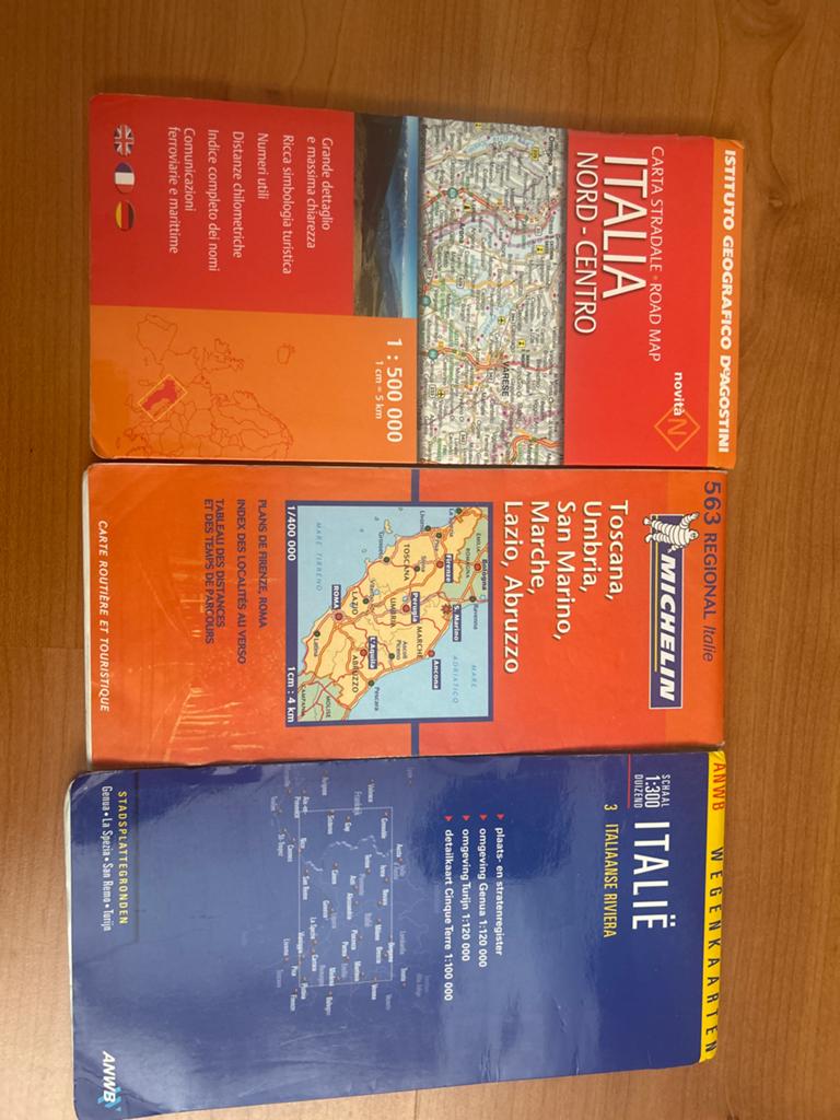 Diverse wegenkaarten Italië, Gelezen, Overige atlassen, 2000 tot heden, Italië