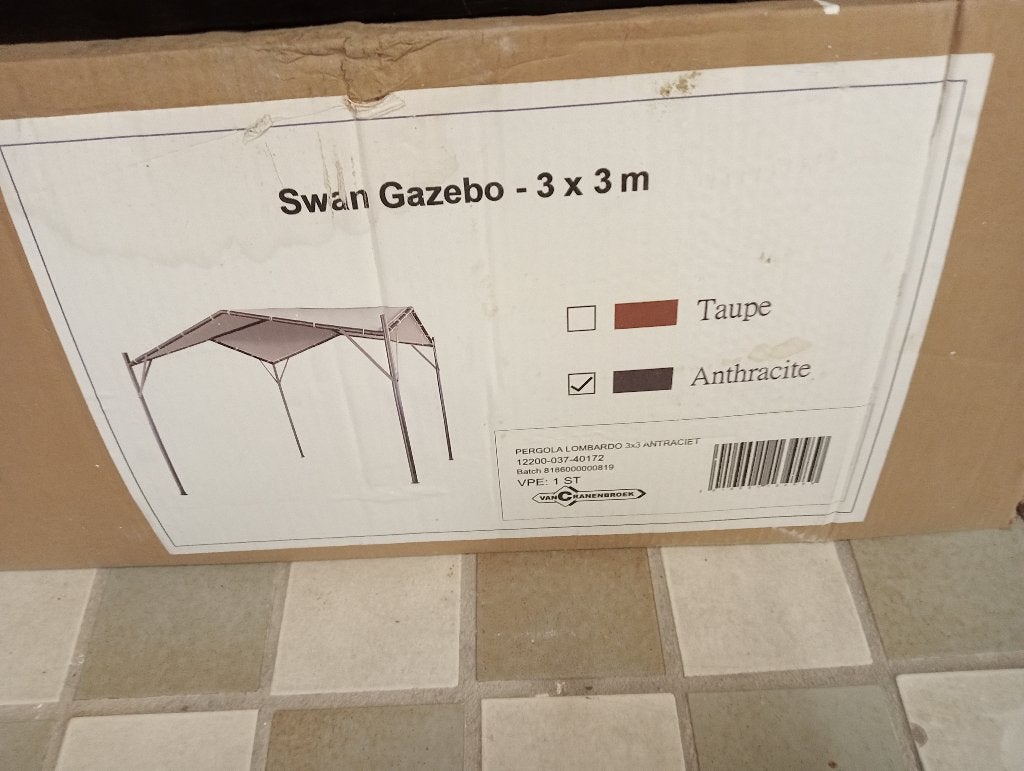 Pergola - Antraciet, Tuin en Terras, Ophalen, Nieuw, Overige typen