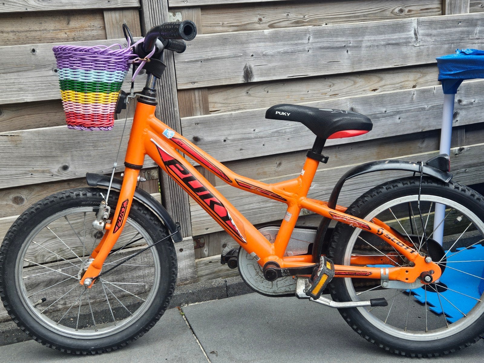 Puky ZLX 16 inch kinderfiets, Fietsen en Brommers, Fietsen | Kinderfietsjes, Ophalen, Gebruikt, 16 tot 20 inch