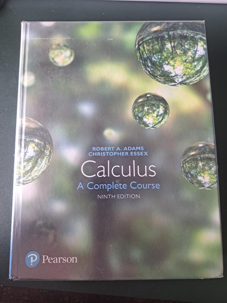 Calculus A Complete Course 9th Edition - Robert A. Adams, Gelezen, Beta, Robert A. Adams, Christopher Essex, HBO