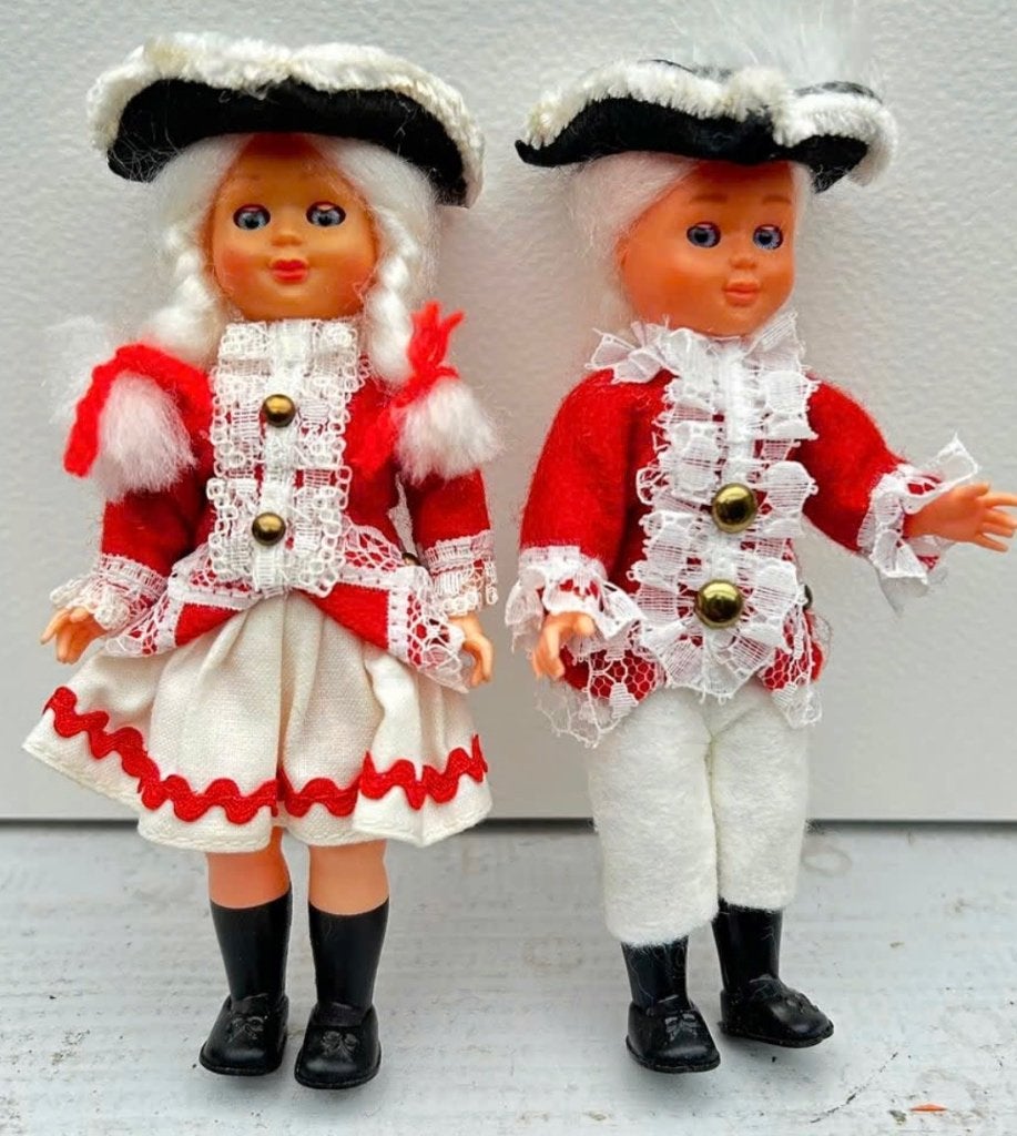 2 x pop dansmariekes 14 cm, Ophalen of Verzenden, Zo goed als nieuw, X, Pop