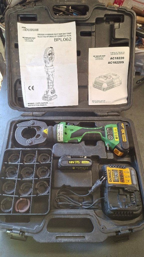Stanley / Dewalt PL062 Accu kabelschoenperstang /knipschaar, Ophalen, Gebruikt, ,, ,