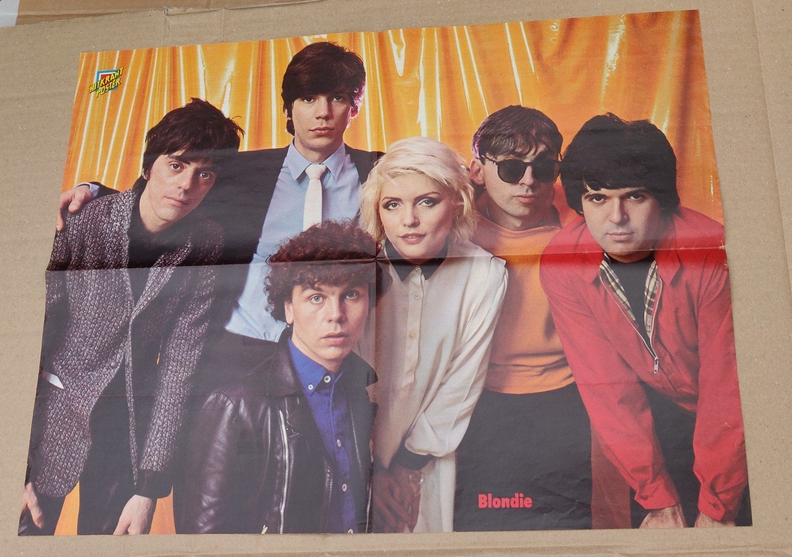 blondie hitkrant poster vintage, Verzamelen, Ophalen of Verzenden, A1 t/m A3