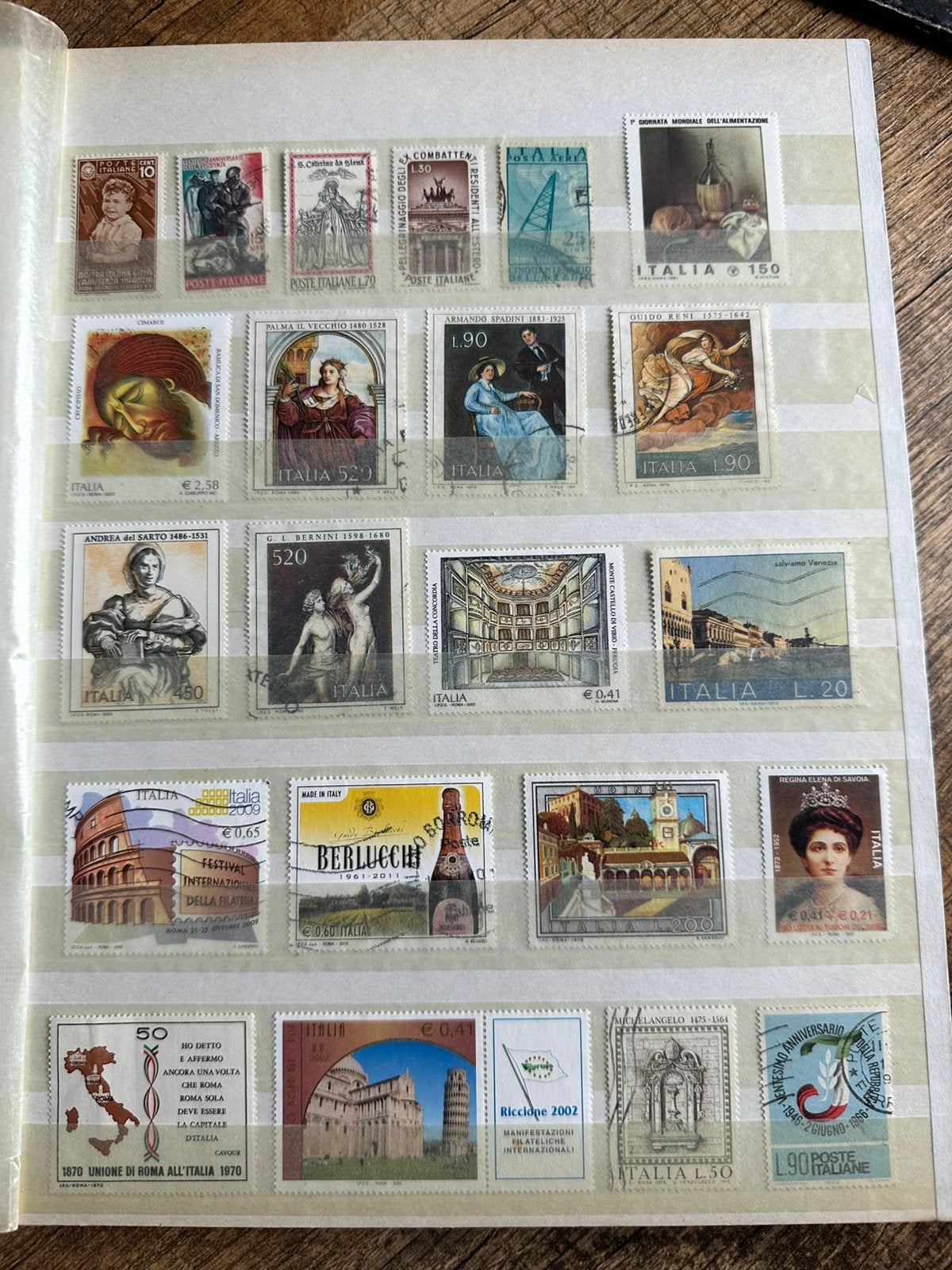 Album Italië, Verzenden, Buitenland