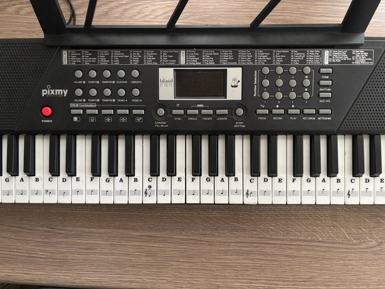 Pixmy MP20 Keyboard 61 toetsen, 61 toetsen, Zo goed als nieuw, Met standaard, Ophalen