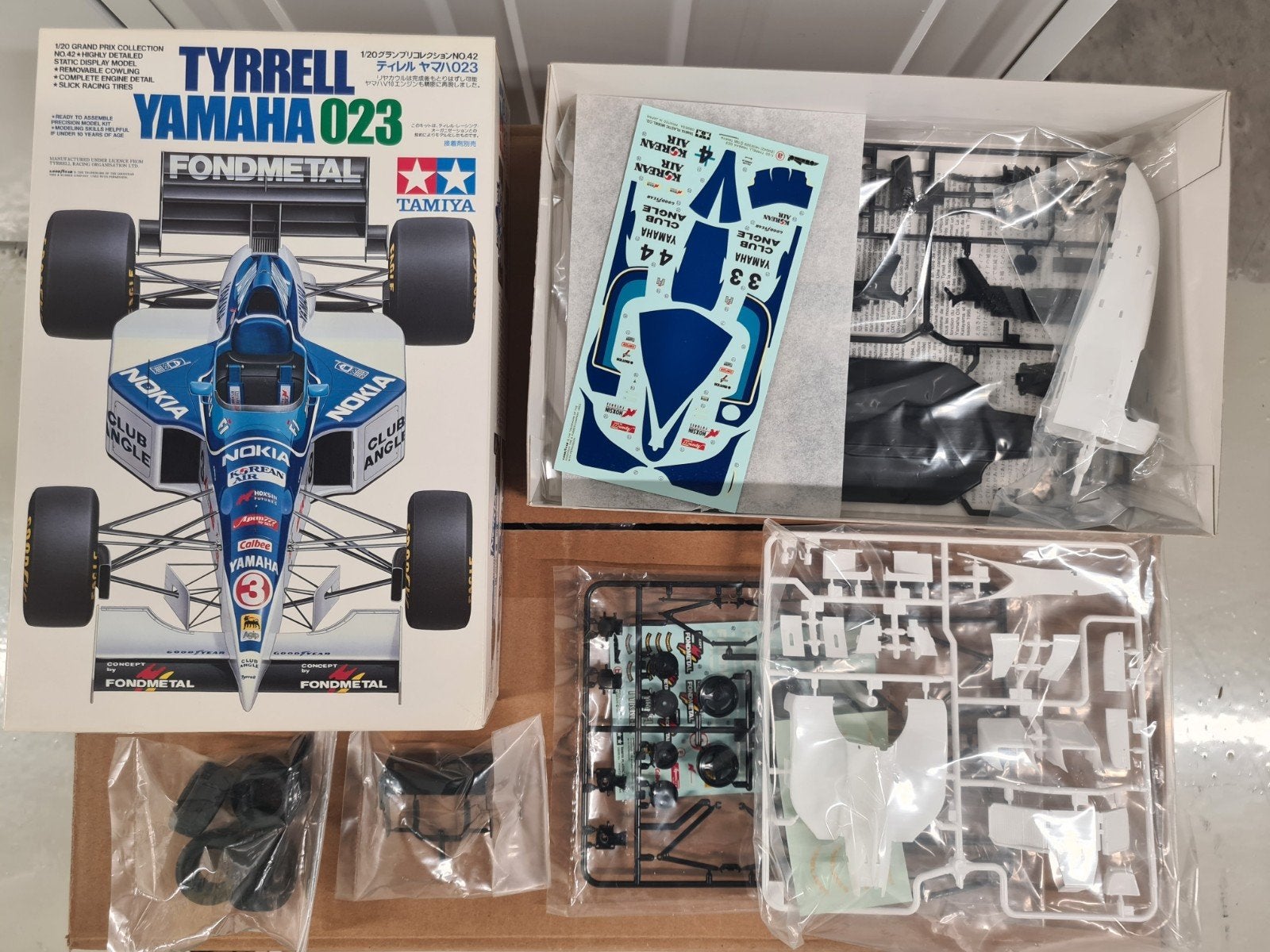 Tamiya Tyrrel Yamaha F1, schaal 1/20, nieuw, Auto, Groter dan 1:32, Nieuw, Ophalen of Verzenden