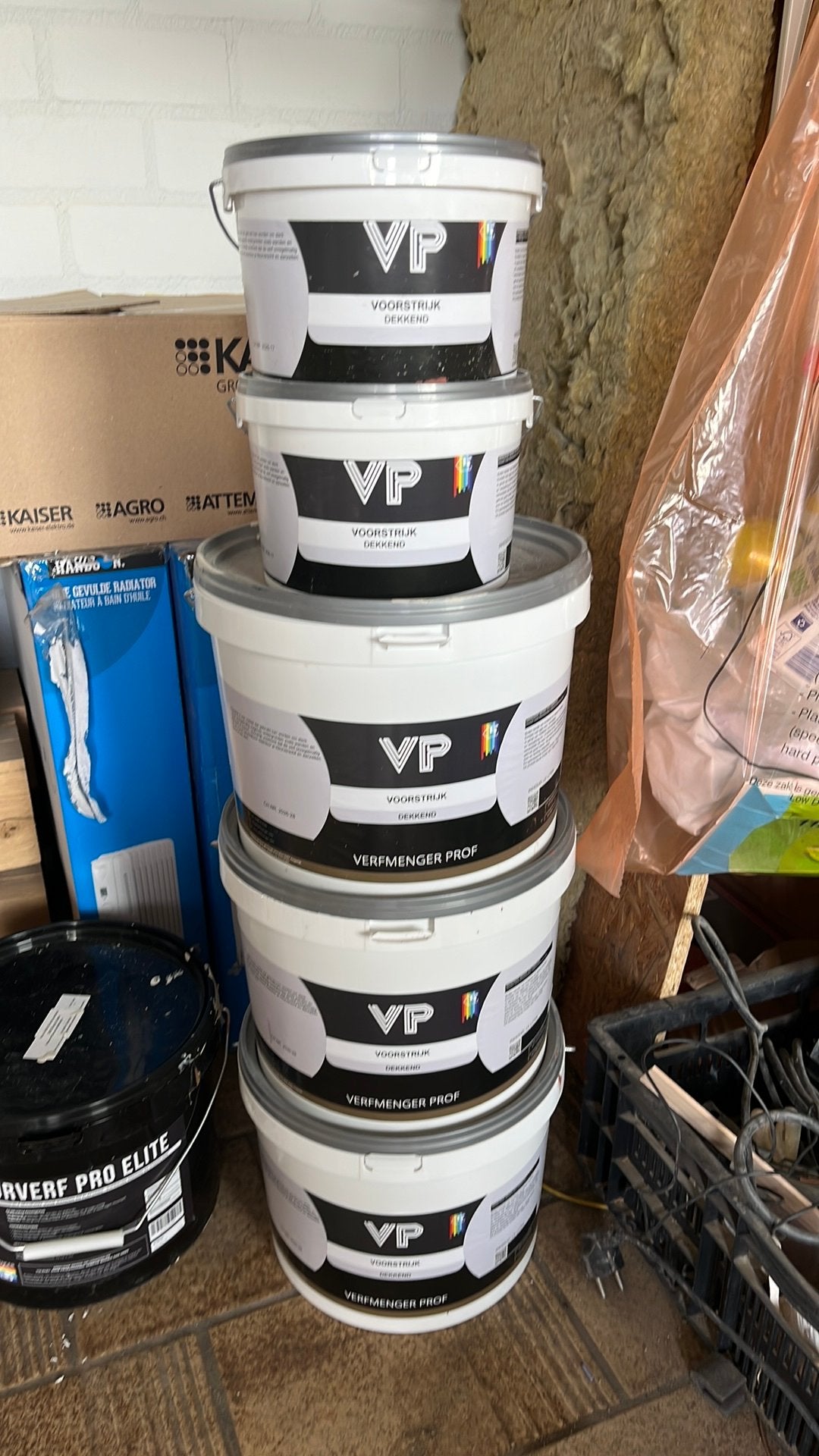 VP Voorstrijk Dekkend 25 Liter, Doe-het-zelf en Verbouw, Ophalen, Nieuw, Overige typen