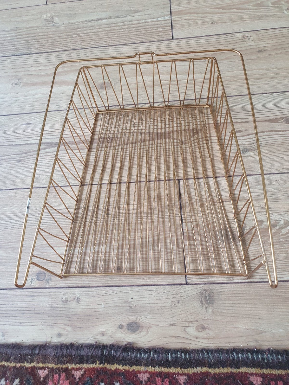 ikea kallas gouden opbergmand, Ophalen of Verzenden, Zo goed als nieuw, Rond, Overige materialen