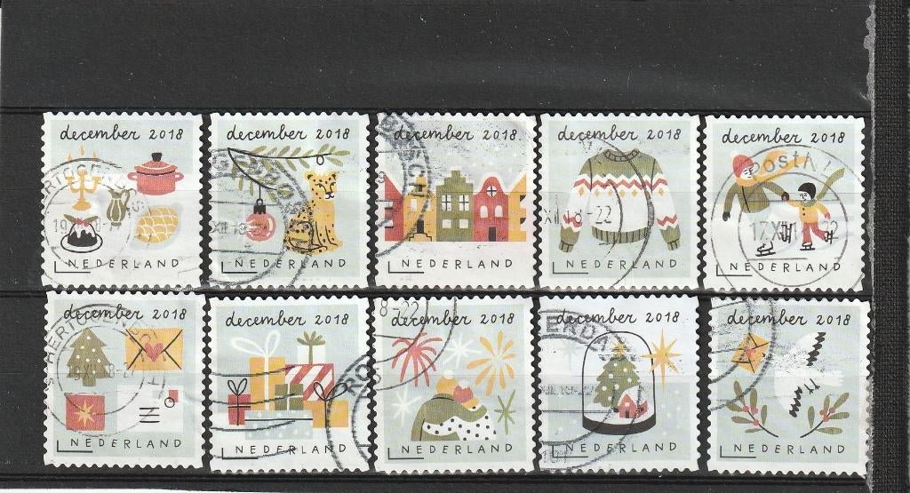 Nederland  3698 - 3707  gestempeld, Postzegels en Munten, Postzegels | Nederland, Ophalen of Verzenden, Gestempeld