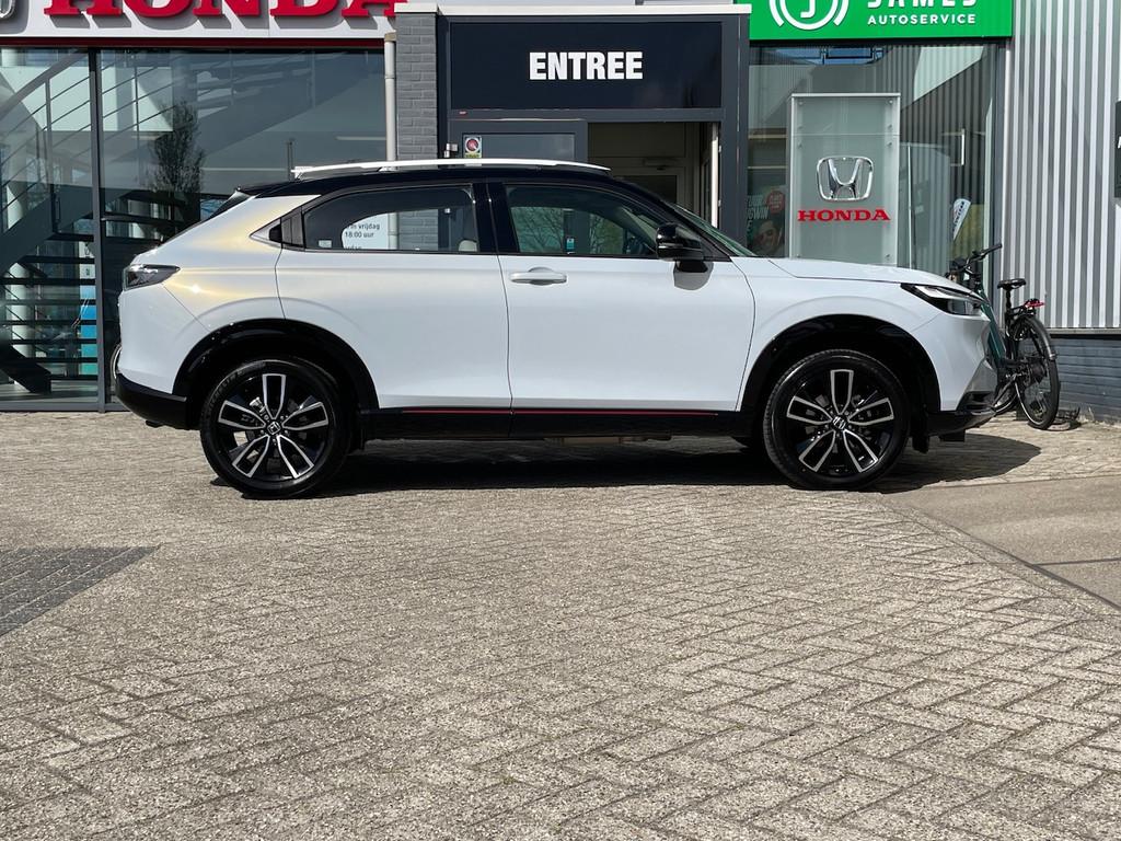 HONDA HR-V 1.5 e:HEV Automaat Advance Style | Carplay & Andr, Auto's, Honda, 12 maanden, Euro 6, Leder en Stof, Wit
