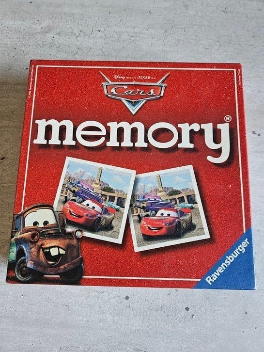 Disney Pixar Cars Memory Spel - Ravensburger, Drie of vier spelers, Ophalen of Verzenden, Zo goed als nieuw, Ravensburger
