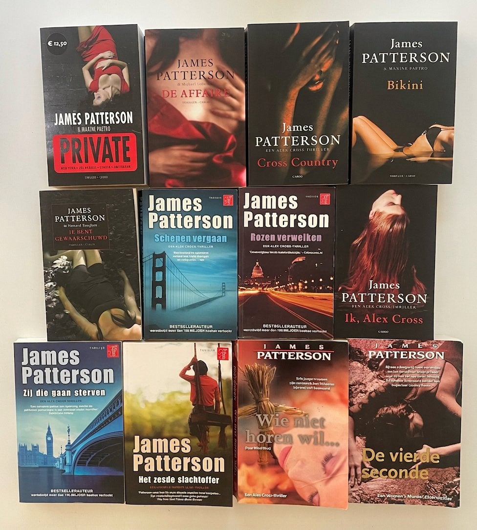 James Patterson boeken €1,90 pst schoon en mooi!, Ophalen of Verzenden, Zo goed als nieuw