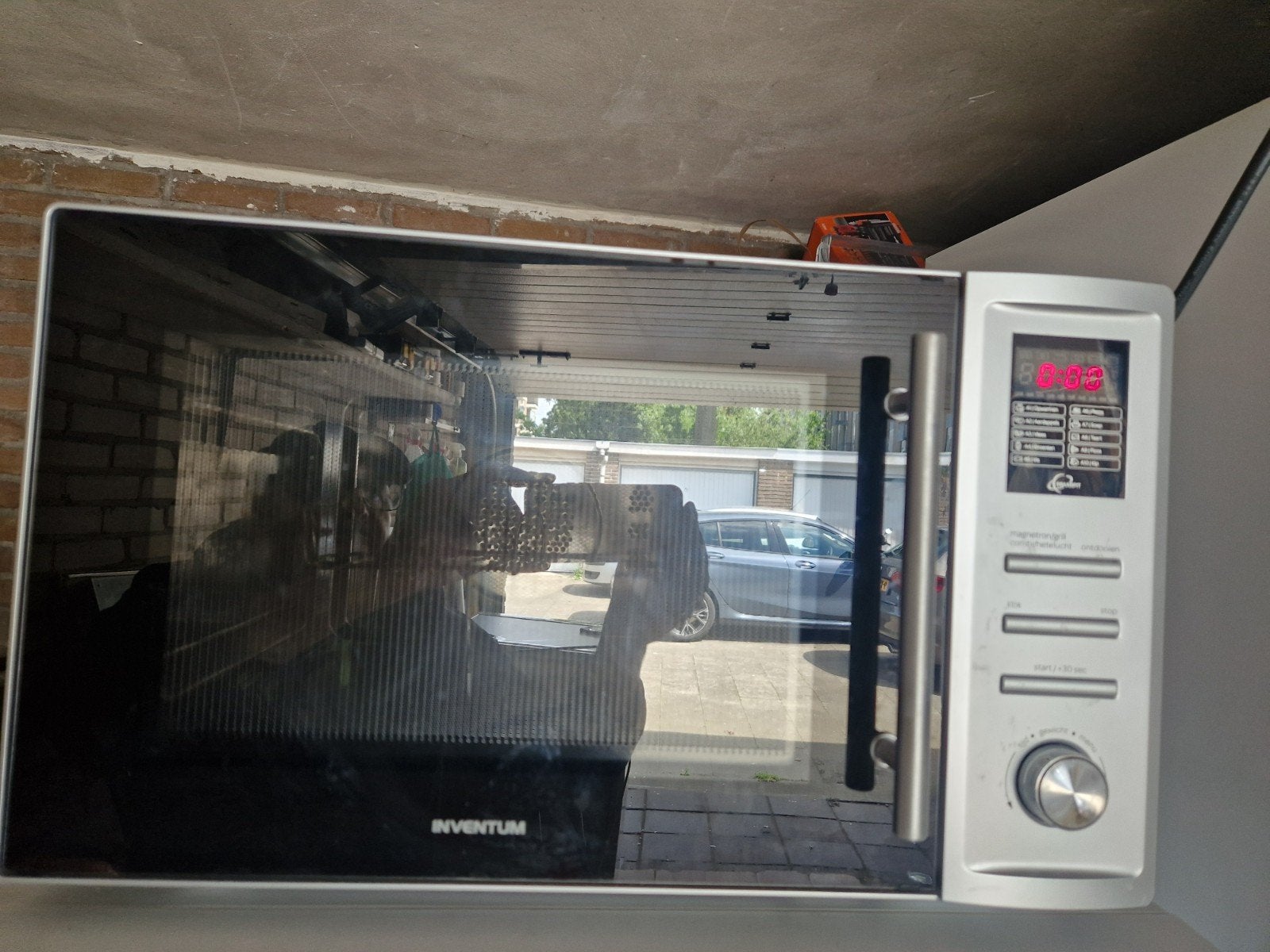 Combimagnetron met hete lucht oven grill ontdooien functies, Witgoed en Apparatuur, Magnetrons, Ophalen, Zo goed als nieuw, Hete lucht