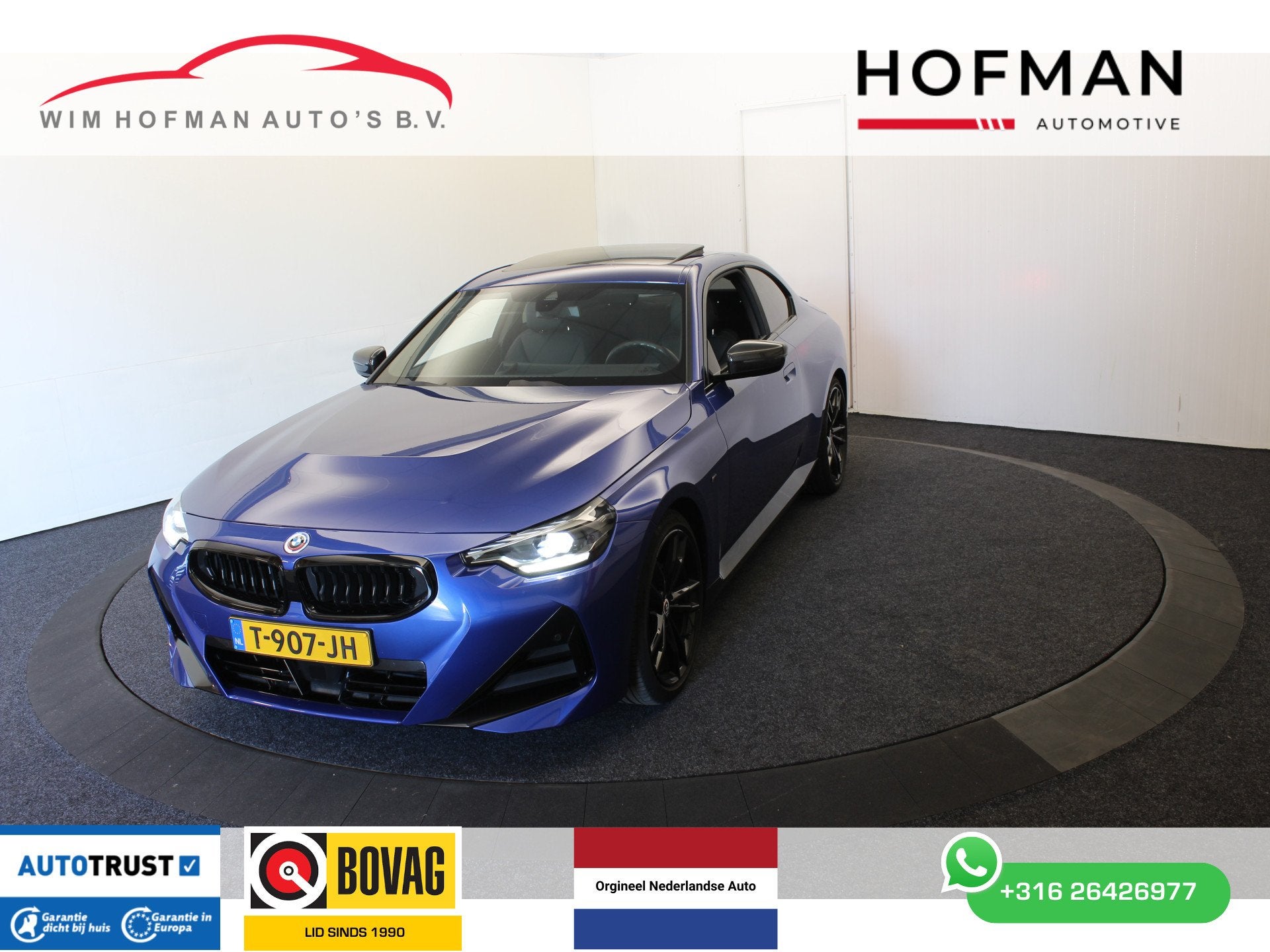 BMW 2 Serie Coupé PanoDak Camera M-sport Vol Leder 218i, Auto's, 1998 cc, Gebruikt, Met garantie (alle), Autotrust