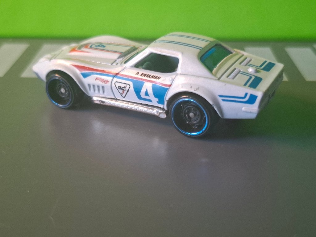 Hotwheels - 1969 COPO Chevrolet Corvette [wit] 1/60, Ophalen of Verzenden, Gebruikt, Auto