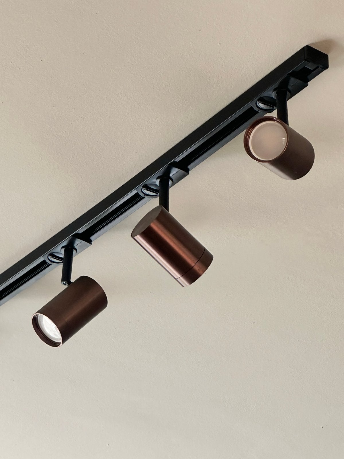 Qazqa railspot in brons - Iconic RL Jeana SL Dark Bronze, Verstelbaar, Nieuw, Ophalen of Verzenden, Metaal