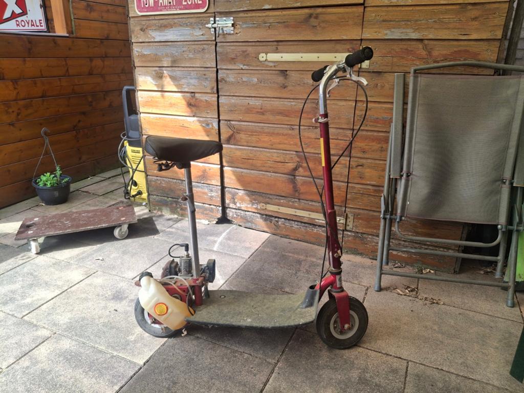 Motor stepje, Ophalen, Gebruikt, Gewone step