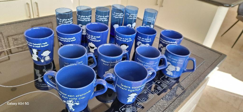 servies / bekers en glazen van Blue Band, Ophalen, Overige materialen, Overige typen, Zo goed als nieuw