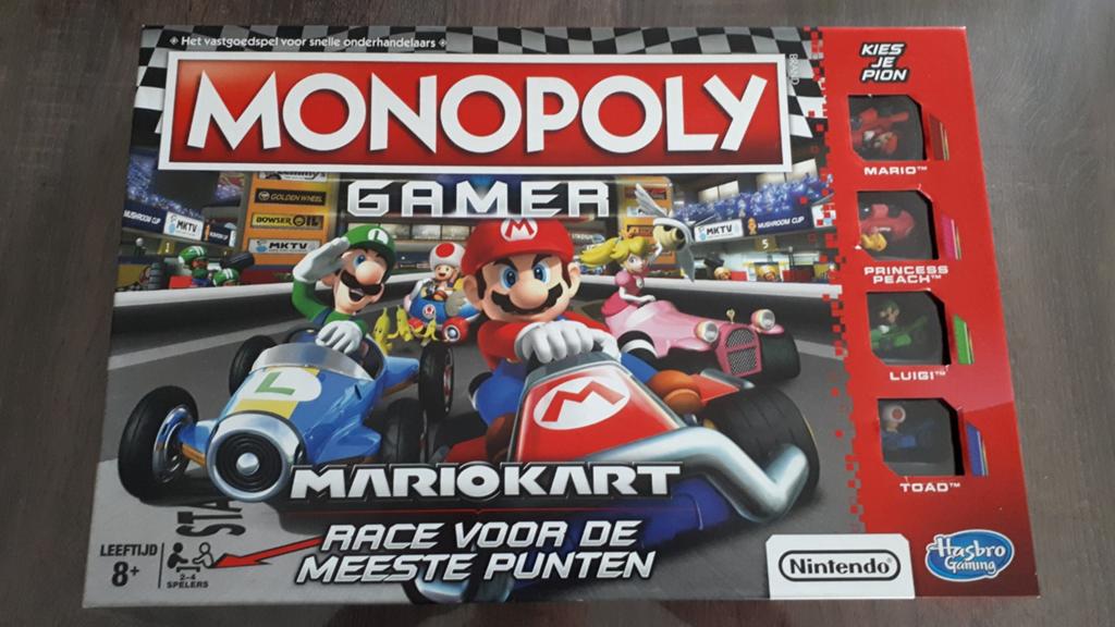 Monopoly Mariokart, Drie of vier spelers, Ophalen, Zo goed als nieuw