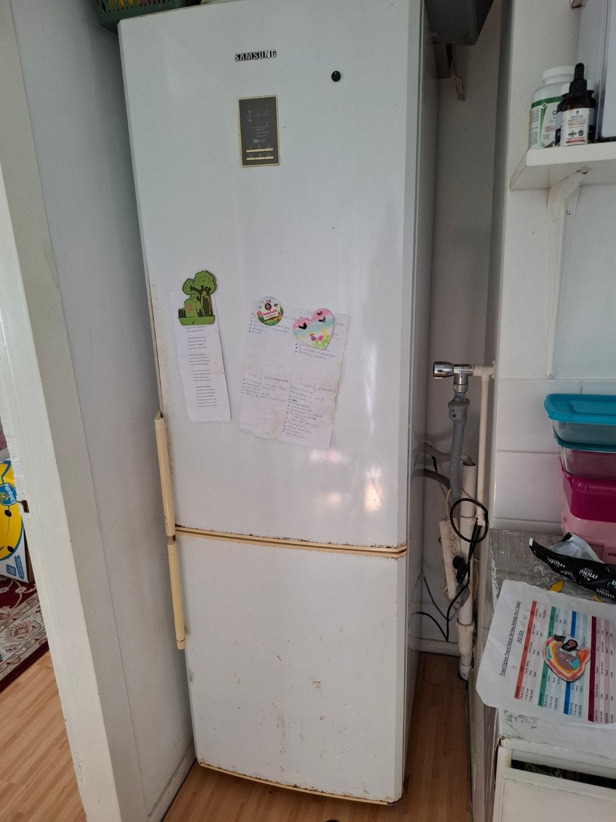 GRATIS Samsung Koelvrieskast, Witgoed en Apparatuur, Koelkasten en IJskasten, 200 liter of meer, Ophalen of Verzenden, Zonder vriesvak