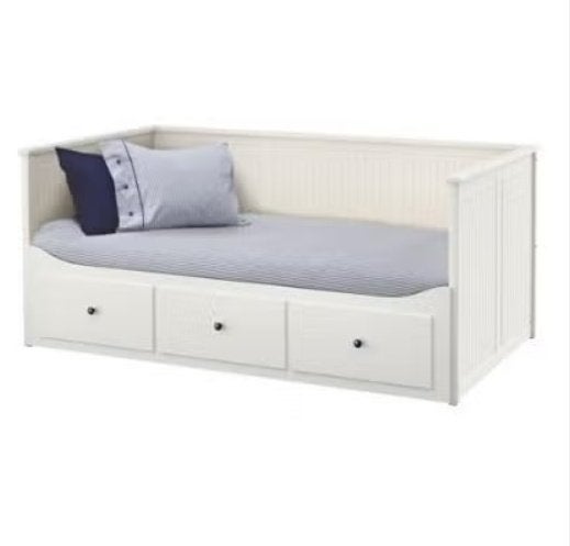 Ikea Hemnes bedbank/uitschuifbed/slaapbank, 85 tot 100 cm, Gebruikt, 180 cm of meer, Ophalen