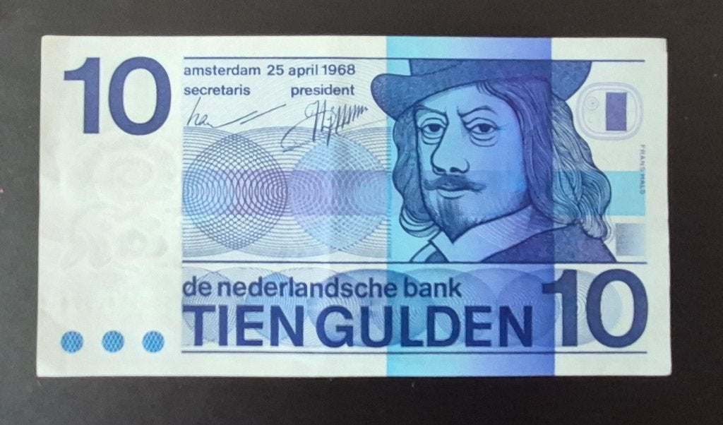 diverse Nederlandse bankbiljetten, Postzegels en Munten, Verzenden, 10 gulden, Los biljet