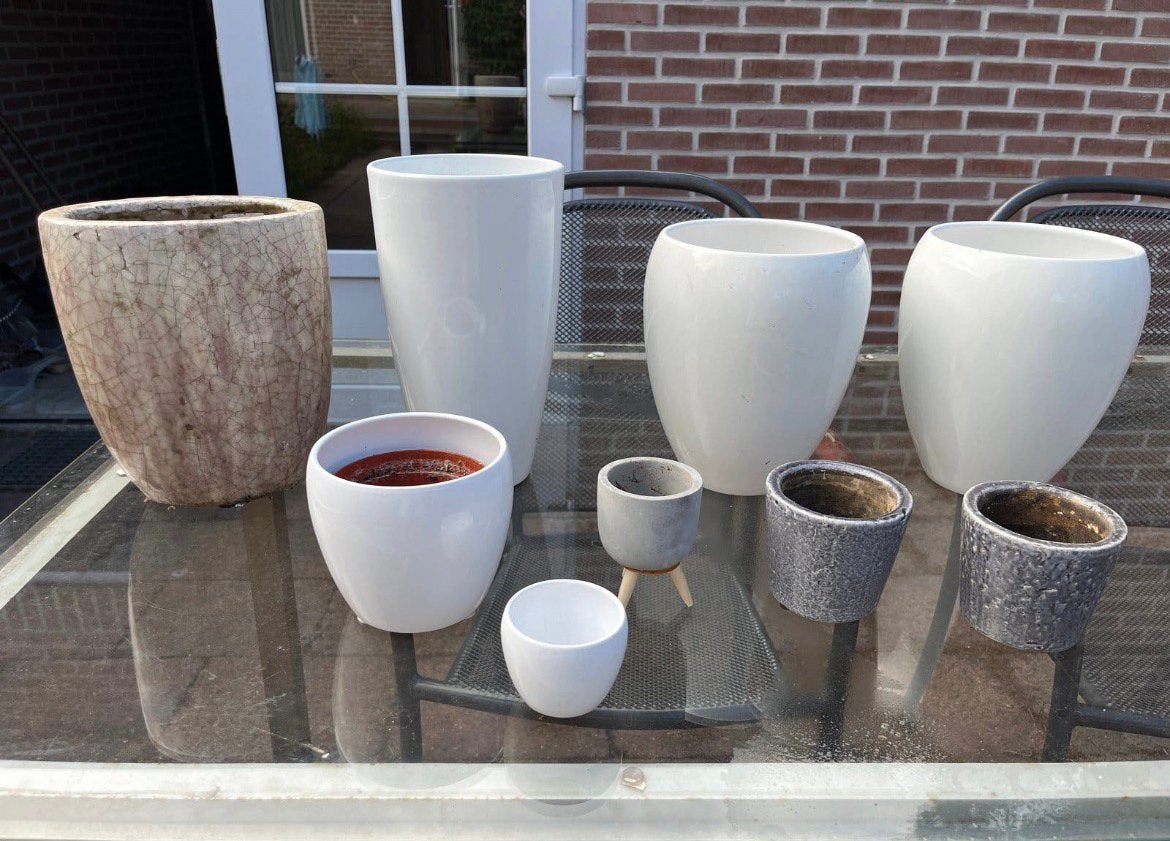 Diverse grote en kleine vazen €10 alles in een, Huis en Inrichting, Woonaccessoires | Vazen, Ophalen, Zo goed als nieuw